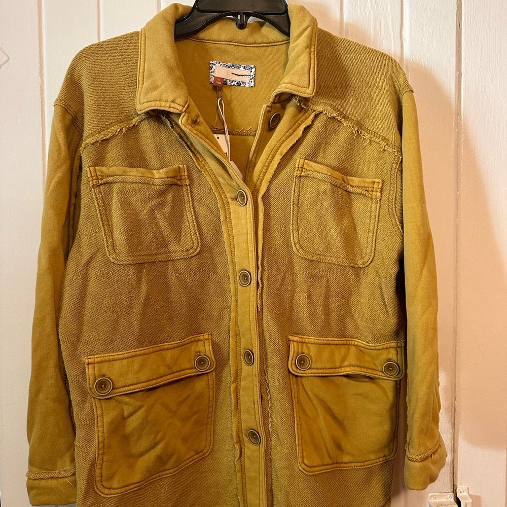 Anthropologie Pilcro Sweatshirt Jacket